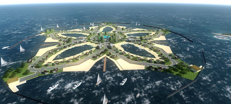 Can Man Made Floating Cities Save The Ocean By World Ocean Observatory World Ocean Forum Medium