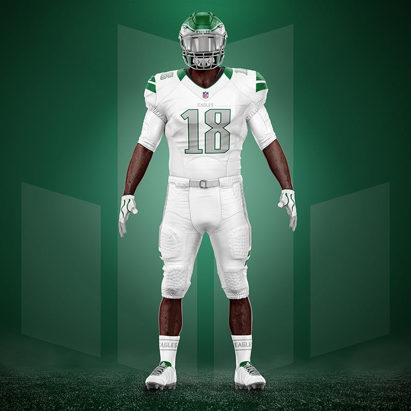 eagles home jersey color