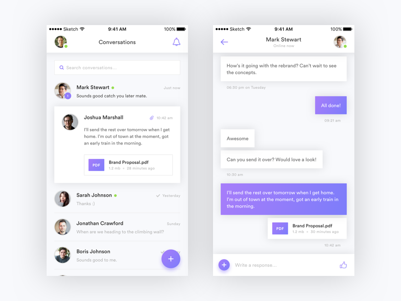 Messenger Chat App Uis I Plan On Doing Some Design Exercises By Adam Evans Inspiration Supply Medium Messenger Chat App Uis I Plan On Doing Some Design Exercises By Adam Evans Inspiration Supply Medium