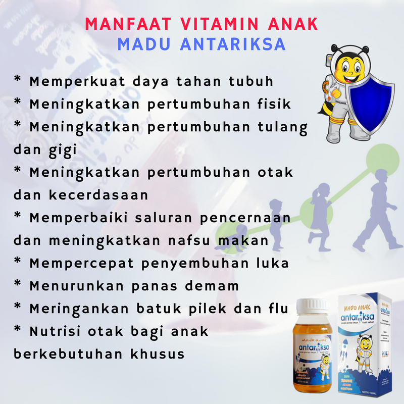 Madu Antariksa Multi Vitamin Penambah Nafsu Makan Anak 1