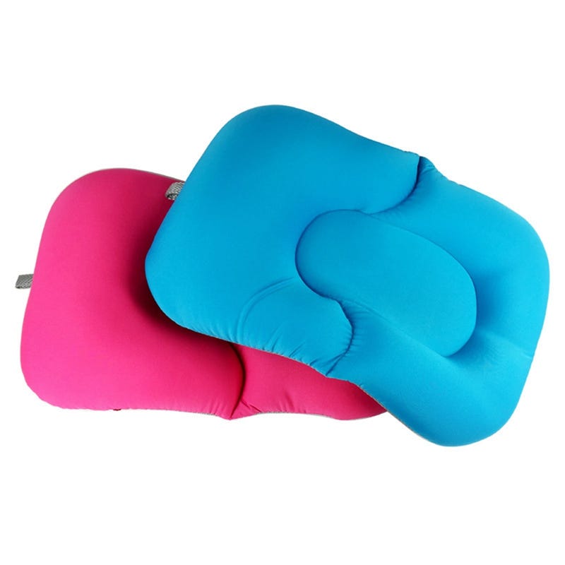 Baby Bath Tub Pillow Pad Lounger Air Cushion Floating Soft Seat