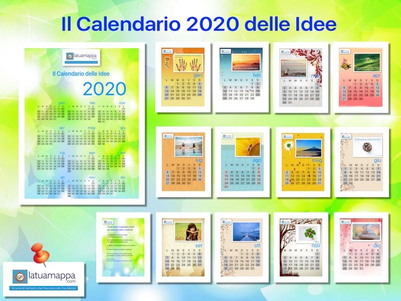 Calendario 2020 da stampare e sfruttare | by Marco Venturi | Medium