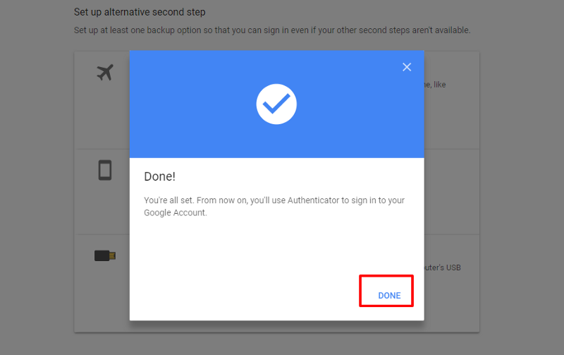 gmail e iki faktorlu kimlik dogrulama