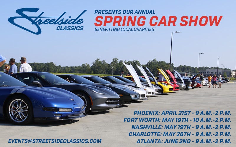 Streetside Classics’ Spring Car Shows Are Perfect for Enjoying Classic