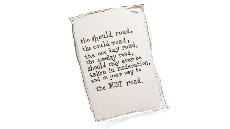 Should と Must の交差点 人生には2つの道があります 1本はshould したほうがよい で もう1本はm By Hiroshi Takeuchi Medium Japan Medium