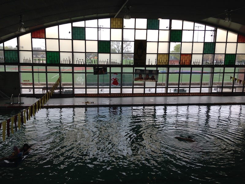 Swimming Social 4 and 5 Ping Tom and Harrison Park pools share