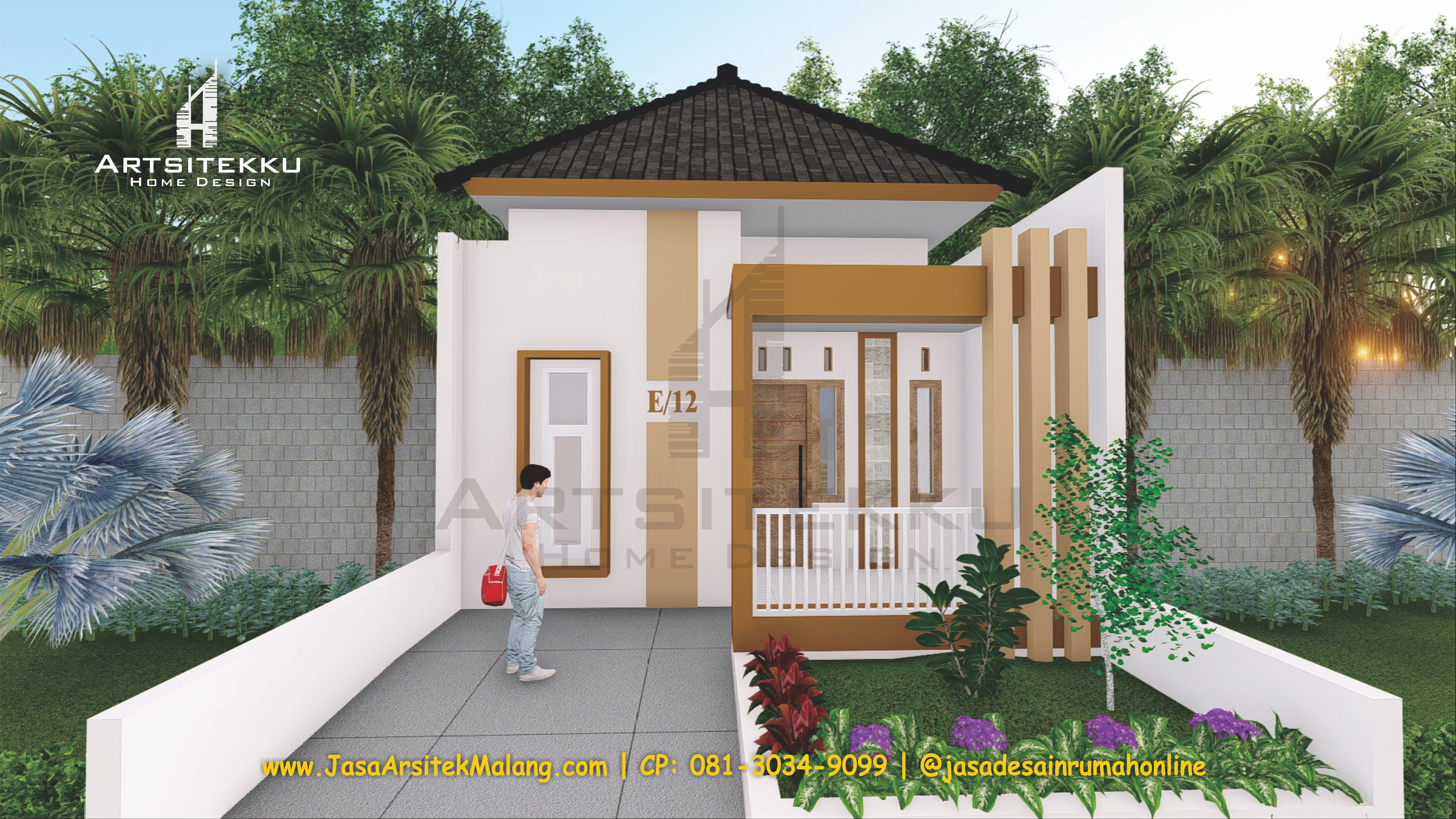 Model Rumah Sederhana Jasa Pembuatan Desain Gambar Rumah Malang