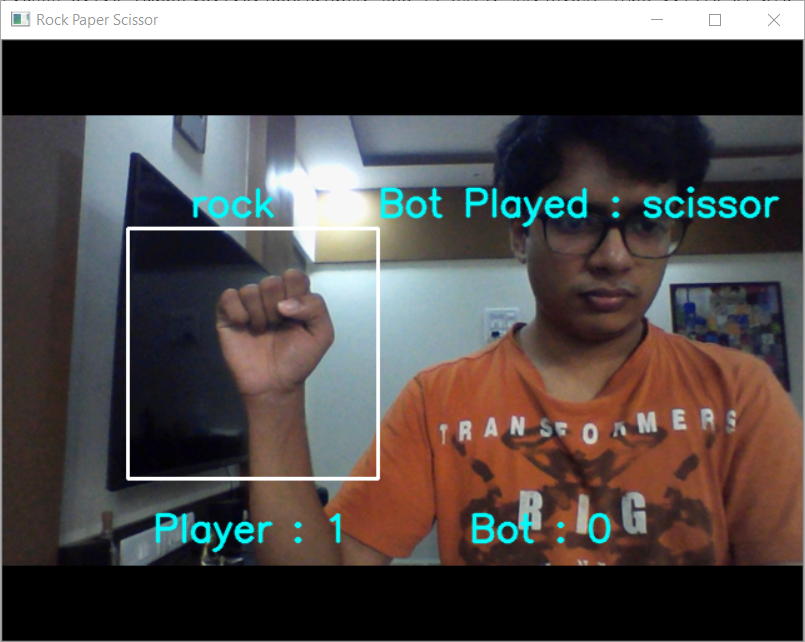 rock paper scissors ai python