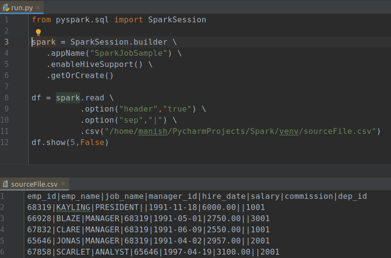 Setting up PySpark 2.4 Development Environment on PyCharm IDE