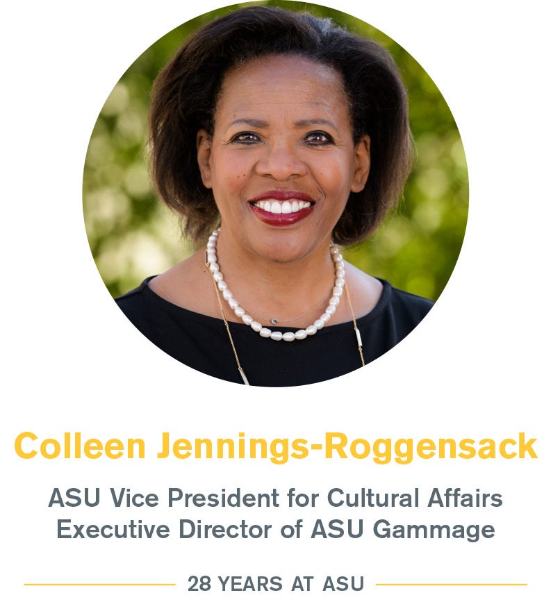 Colleen Jennings-Roggensack: ASU vice president for cultural affairs and executive director of ASU Gammage