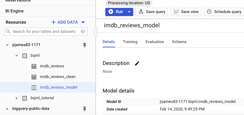 bigquery ml logistic regression