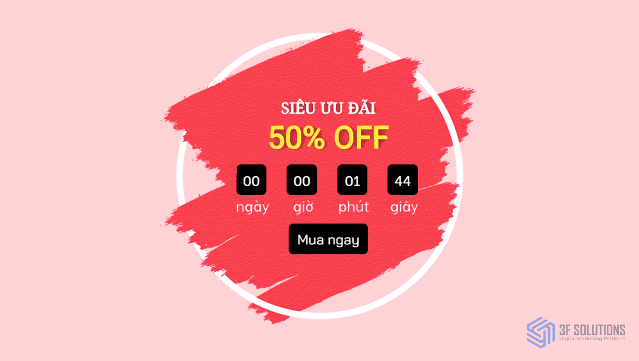 Tăng gấp đôi doanh thu bằng countdown banner