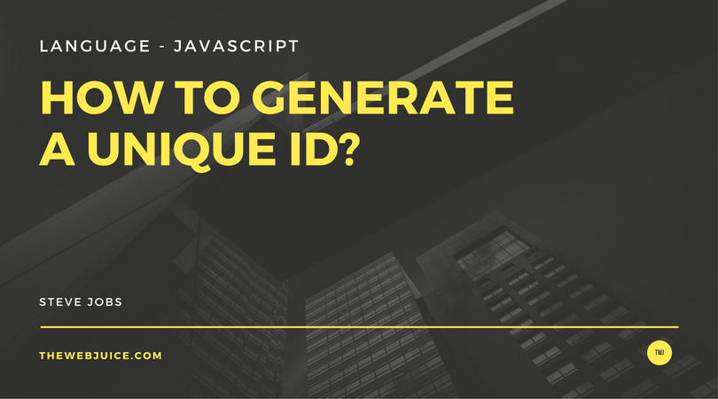 uuid generator javascript