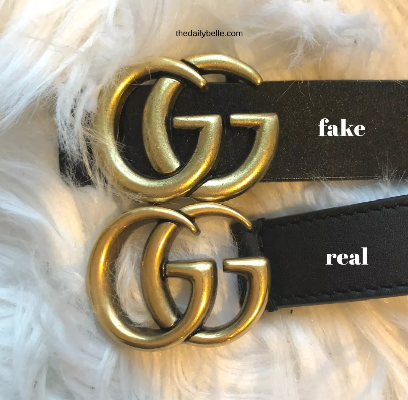 fake branded belts