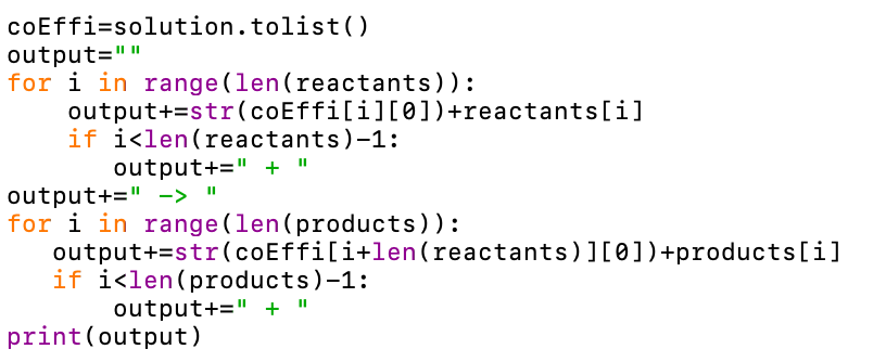 Balancing Chemical Equations With Python | by Mohammad-Ali Bandzar ...