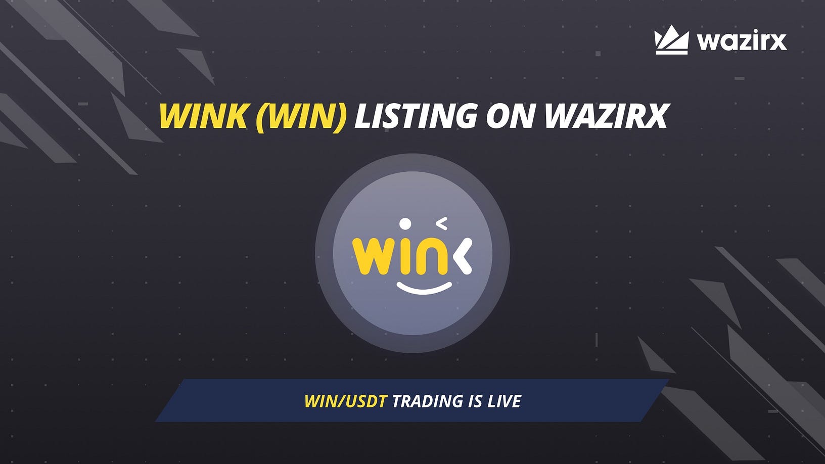 WINk listing on WazirX - WazirX - Medium