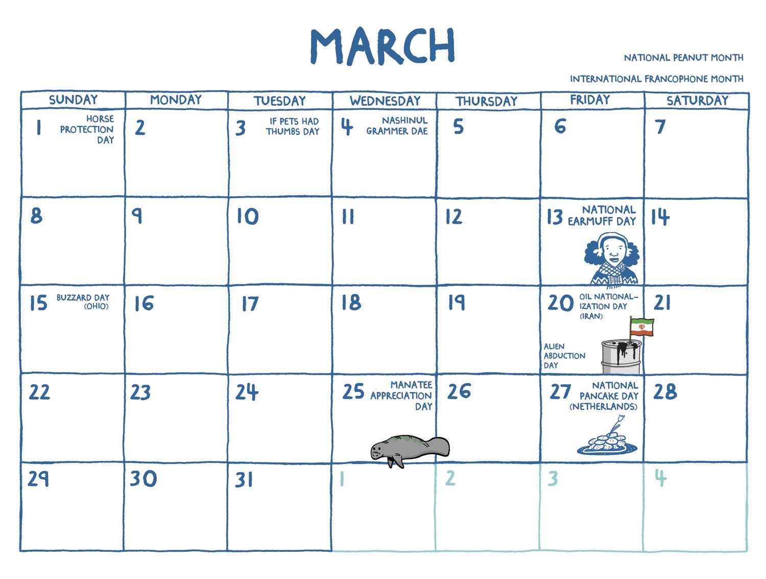 The Nib s Calendar Of Obscure Holidays By The Nib The Nib Medium