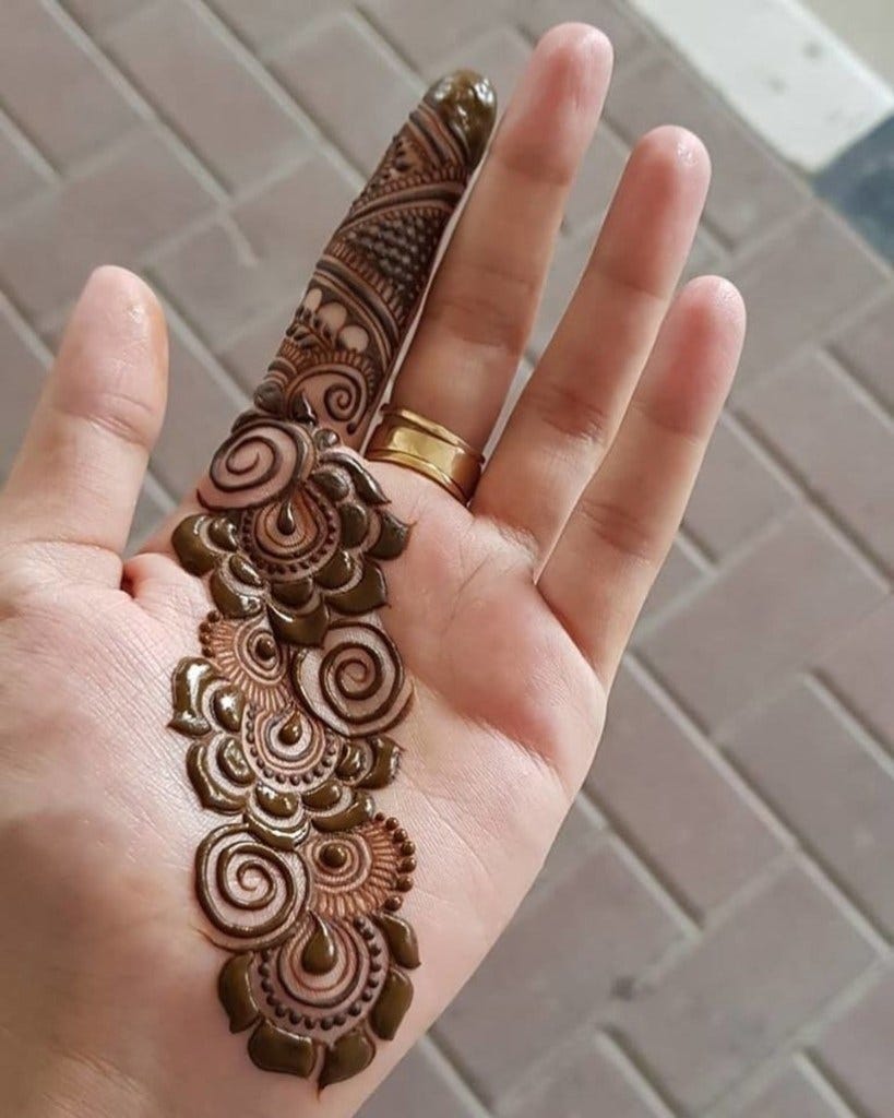 Top 11 Simple Mehandi Designs For Girls On Janmashtami 2019