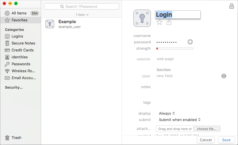 1password Application