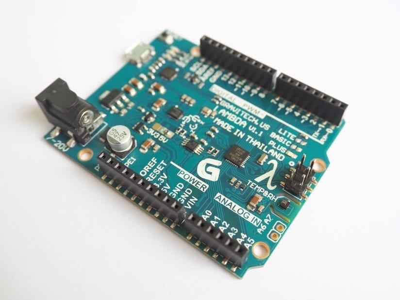 [Review] ลองเล่น Lambda Board Plus บอร์ด Arduino สัญญาติไทย เล่นใหญ่ ใน ...