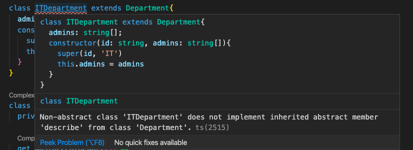 TypeScript — Classes(下) — Inheritance | by Tinghuan Wang | summer's ...