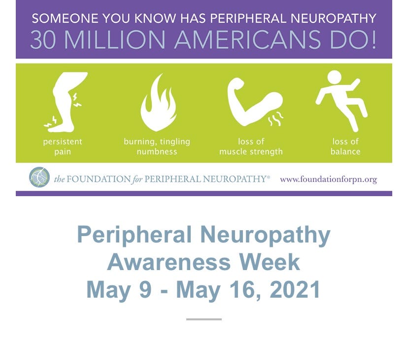 It’s Peripheral Neuropathy Awareness Week by JennyB JennyBWriter