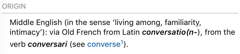 conversation definition