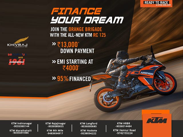 Finance ktm hotsell