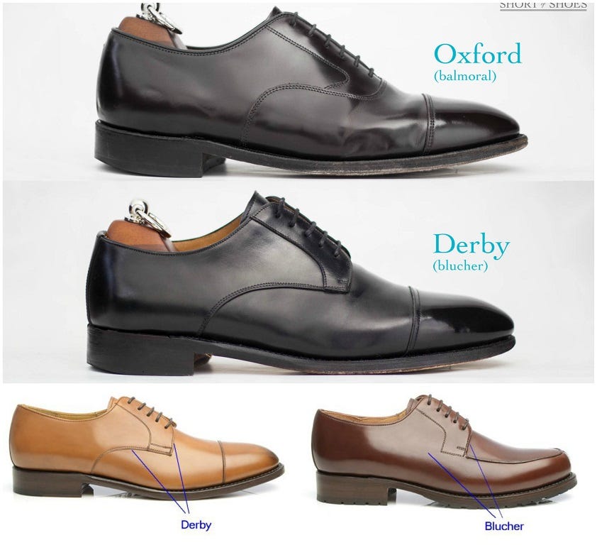derby v oxford shoes