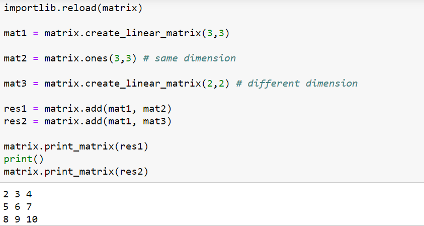 Matrix in Python-Part2 (Operations) | by leangaurav | Python Practical ...