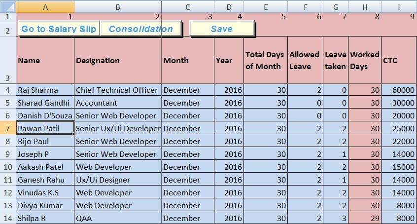 10 Best Hr Payroll Templates In Excel By Exceldatapro By Mohammed Fahim Medium