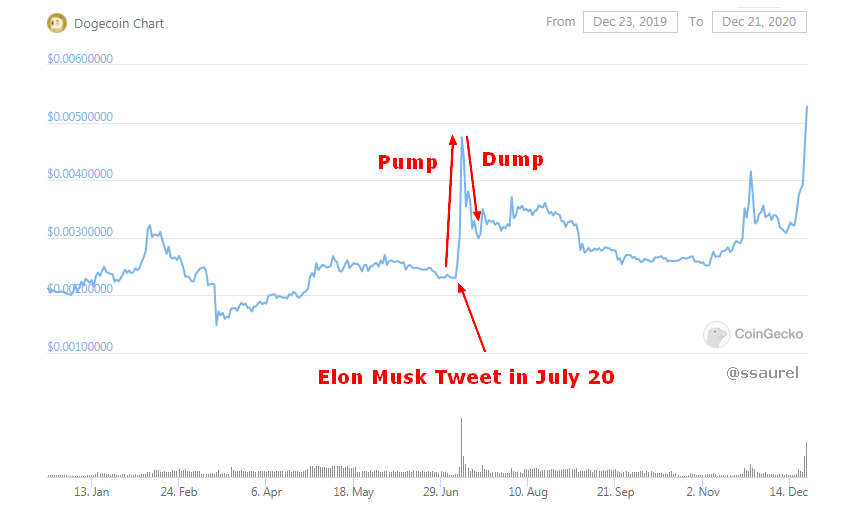 Warning Elon Musk Is Not Yet A Bitcoiner He Just Has Fun Triggering Pump Dump Moves By Sylvain Saurel In Bitcoin We Trust