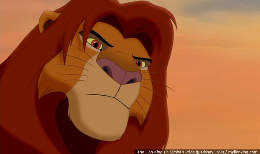 Disney’s The Lion King 2 Simba’s Pride retold in pictures
