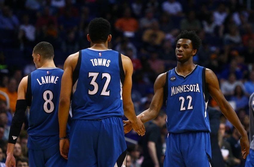 The Minnesota Timberwolves are at the (NBA playoffs) door. by Rajan
