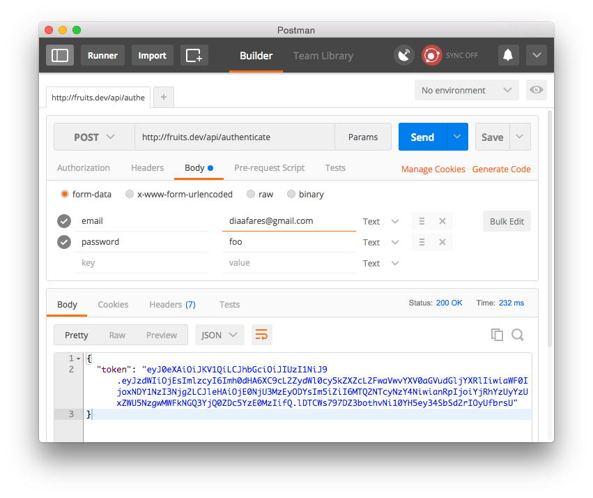 Test Driven API Development using Laravel, Dingo and JWT  