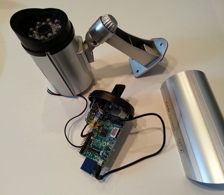 diy security camera raspberry pi