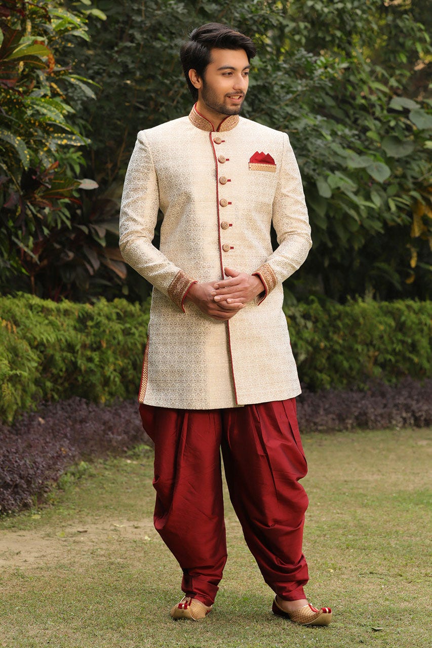 groom wedding dress manyavar