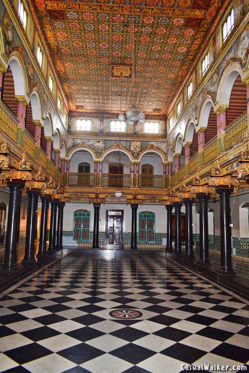 Chettinad Kanadukathan Palace and Attangudi / Athangudi Palace ...