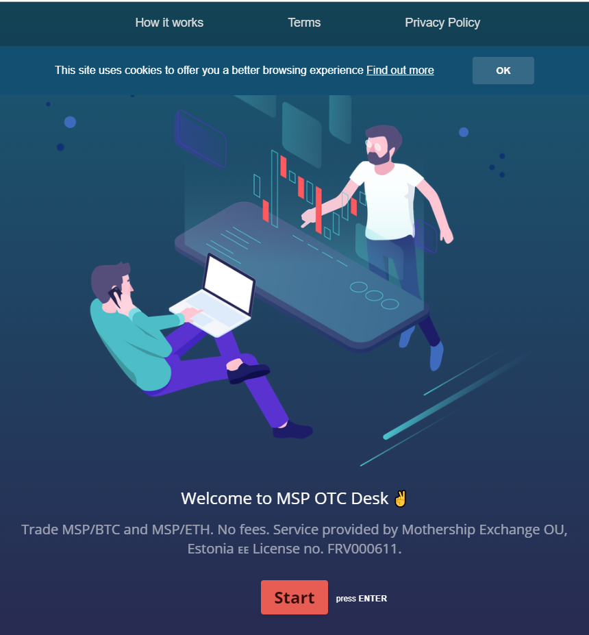 Mothership OTC Trading Desk — Initial Launch Mothership Logbook