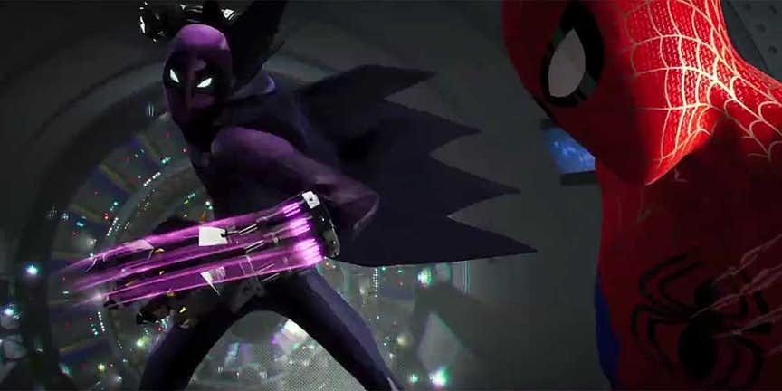 the prowler spiderman into the spider verse