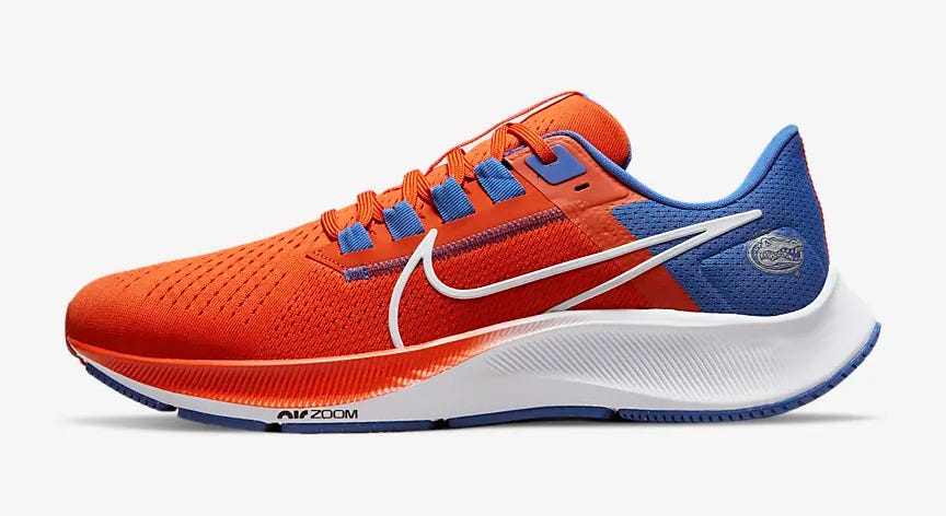 nike pegasus 38 florida gators