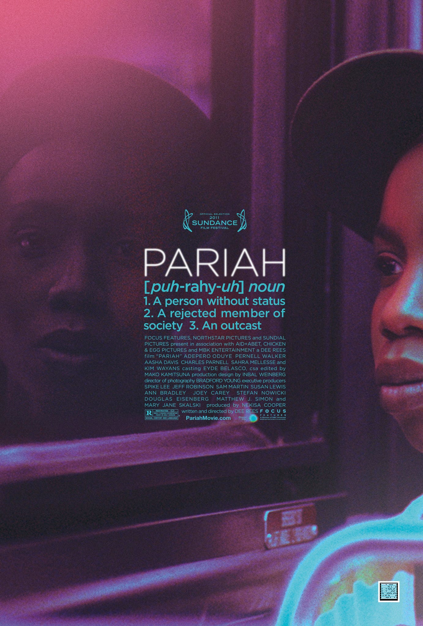 A poster for "Pariah"