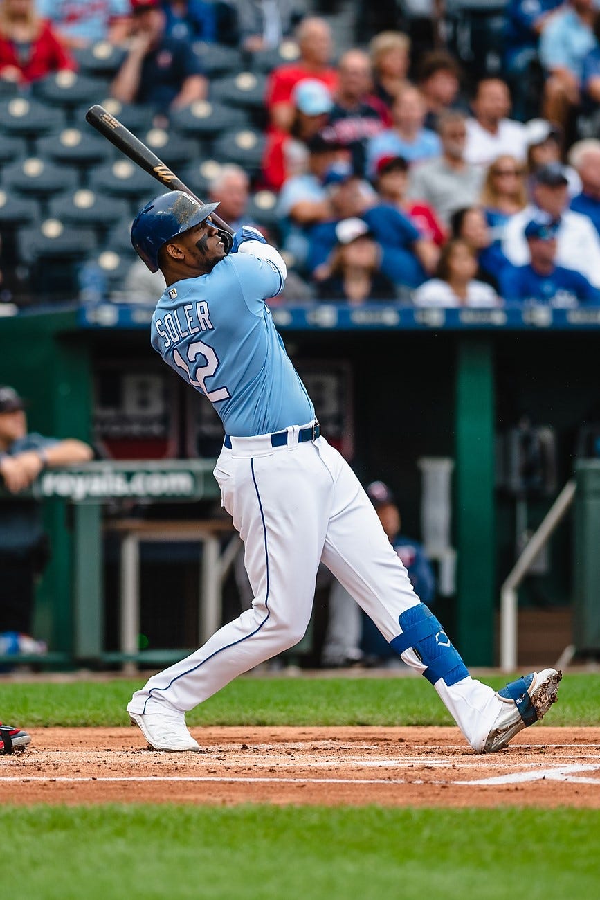 Jorge Soler Named 2019 Hank Aaron Award 