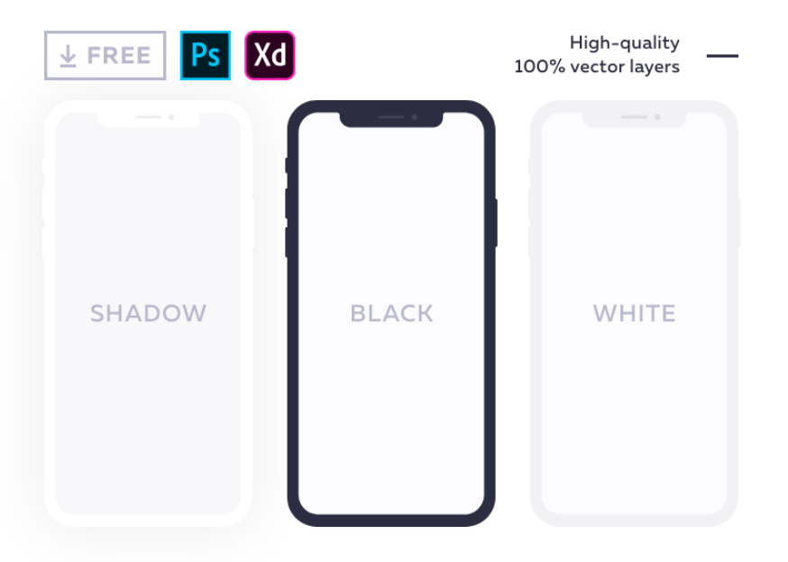 Download 42 Best iPhone X, iPhone XS(Max) Mockups for Free Download ...