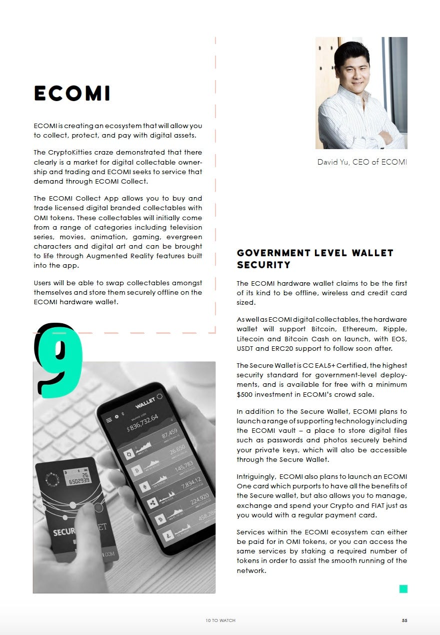 Ecomi Makes The Top 10 List 21 Cryptos Magazine By Ecomi Ecomi Medium