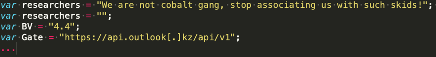 more_eggs configuration including a customized variable (Researchers)