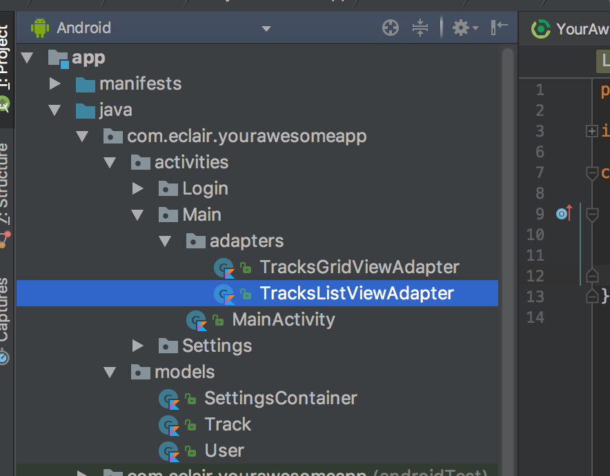 android studio projects