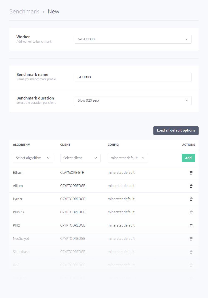 Minerstat Mining Tutorial 31 Benchmark Minerstat Medium