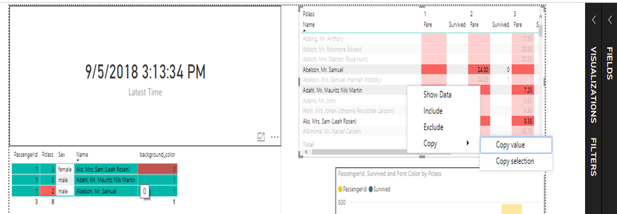 Power Bi Scatter Chart