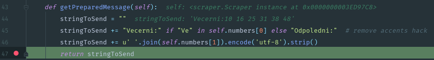 Web scraping lottery results with Python in a cron job